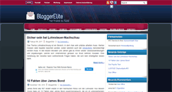 Desktop Screenshot of bloggerelite.at