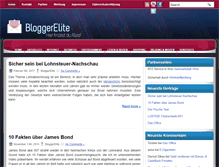 Tablet Screenshot of bloggerelite.at